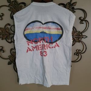 Rare 1983 Men At Work Tour Tee